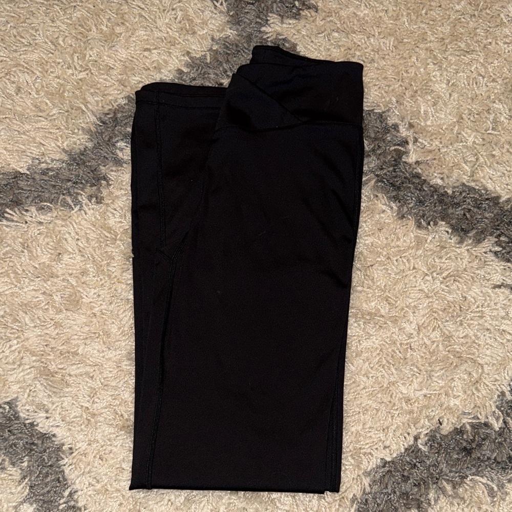 Aéropostale Black Flared Crossover Leggings